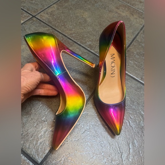Mackin J Rainbow Heels US7.5 - Picture 5 of 13